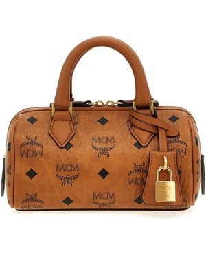 MCM Handtasche "Ella Boston Mini" - Braun