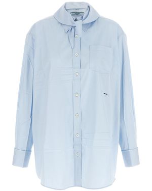 Prada Scarf Shirt - Blue