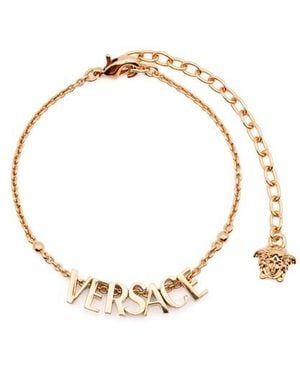 Versace Bracciale Logo' - Metallizzato