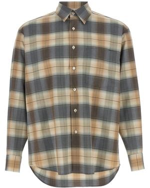 AURALEE Check Shirt - Grey