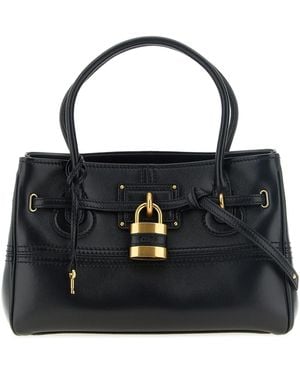 Chloé Kleine Umhängetasche "Paddington Sling" - Schwarz