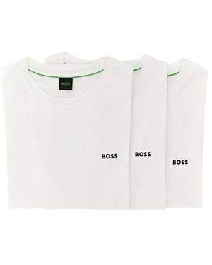 BOSS 3-Pack T-Shirt Logo - Bianco