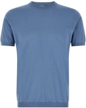 Rivvia Projects Linen Cotton Jumper - Blue