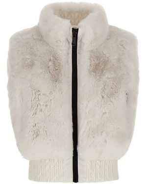 Goldbergh 'dahlia' Reversible Vest - Grey