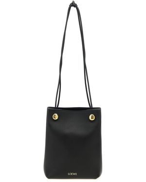 Loewe 'pebble' Clutch - Black