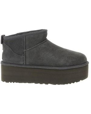 UGG Stivaletto 'Classic Ultra Mini Platform' - Grigio