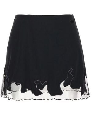 DIESEL 'o-lane-r1' Skirt - Black