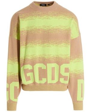 Gcds Maglione ' Low Band Degradè' - Giallo