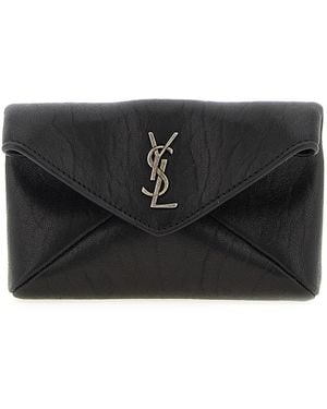 Saint Laurent 'envelope' Card Holder - Black