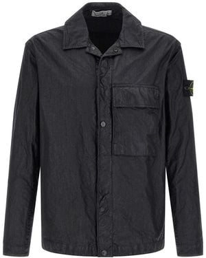 Stone Island '1200003' Overshirt - Black