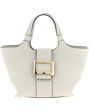 Roger Vivier "Belle Vivier" Medium Handbag - White