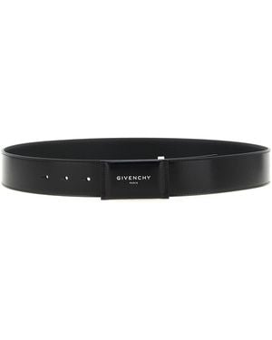 Givenchy Belt Leather-Covered Buckle - Black