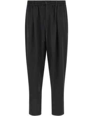 Y-3 Wool Blend Tailored Trousers - Black