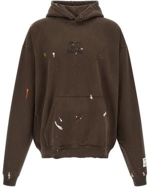 GALLERY DEPT. 'french Logo Painted' Hoodie - Brown