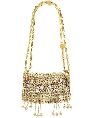 Rabanne '1969' Shoulder Bag With Crystal Fringes - Metallic
