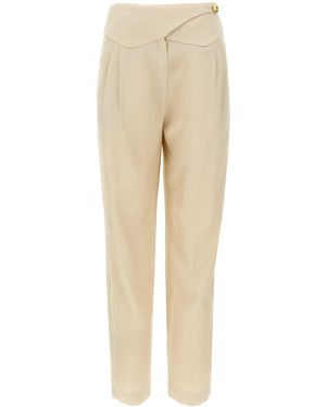 Blazé Milano 'sheena Basque' Trousers - Natural