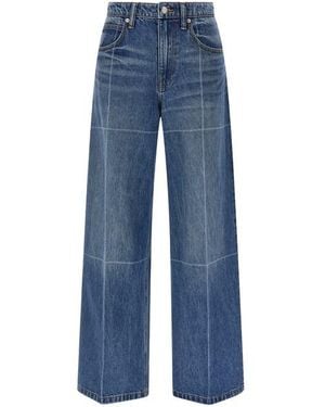 Alexander Wang Jeans Sbiaditure - Blu