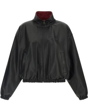 Balenciaga Reversible Leather Jacket - Black