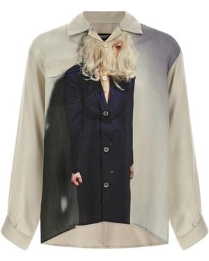 Undercover Photo Print Shirt - Black