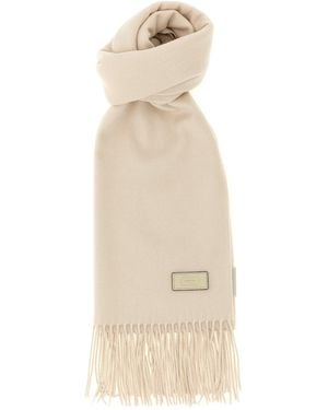Agnona Schal Aus Seide Und Kaschmir - Natur