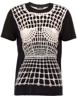 Balmain Trompe L'oeil T-shirt - Black