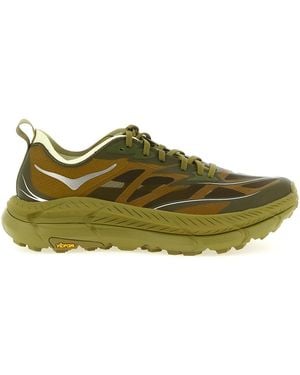 Hoka One One 'mafate Speed 4 Lite' Trainers - Green