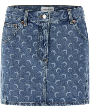 Marine Serre Rock "Moon" - Blau