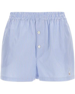 Moschino Poplin Shorts - Blue
