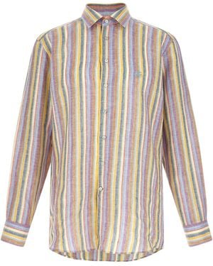 Etro Striped Linen Shirt - White