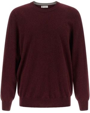 Brunello Cucinelli Cashmere Jumper - Purple