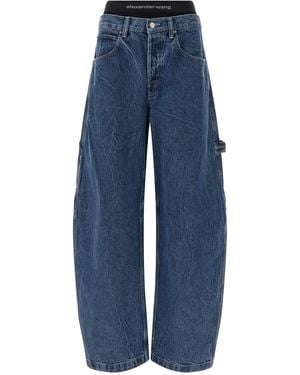 Alexander Wang Boxer Insert Jeans - Blue