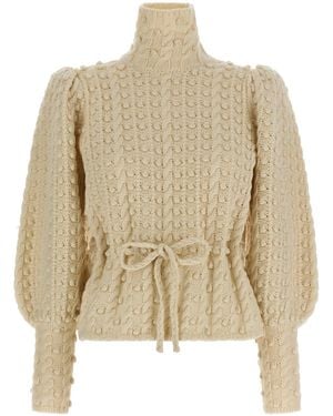 Zimmermann Maglia 'Vailant Wool Bauble' - Neutro
