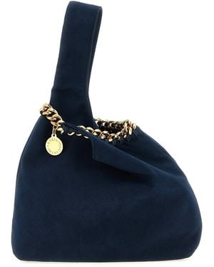 Stella McCartney Falabella Wristlet Bag With Diamond-Cut Chain - Blue