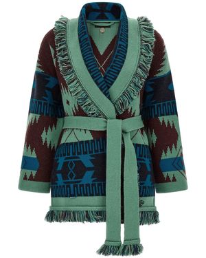 Alanui Cardigan "Icon" - Grün