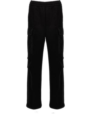 Prada 'Cotton And Re-Nylon Cargo' Trousers - Black
