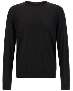 Prada Maglia Ricamo - Nero