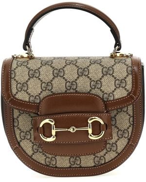 Gucci Handtasche " Horsebit 1955" - Mettallic