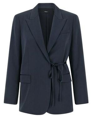 Theory Blazer City Twill - Blue
