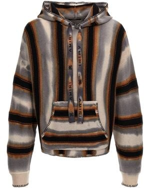 Amiri 'Baja Stripe' Hooded Jumper - Multicolour