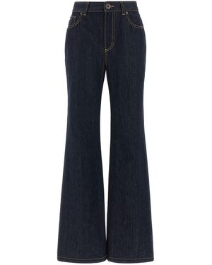 McQueen Straight Leg Jeans - Blue