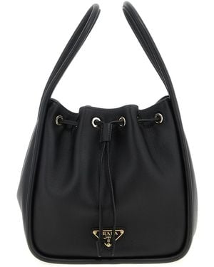 Prada ' Darling' Mini Bucket Bag - Black