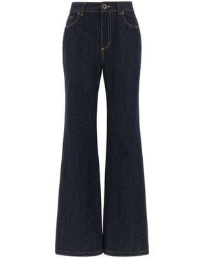 McQueen Jeans Gamba Dritta - Blu