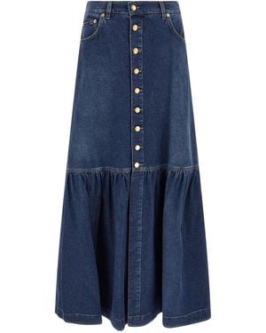 Dolce & Gabbana Denim Skirt - Blue