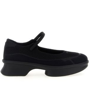Prada Mesh Ballet Flats - Black