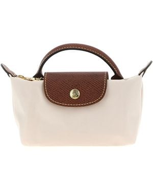 Longchamp Clutch "Le Pliage Original" - Braun