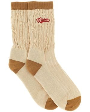 Golden Goose Braided Socks - Natural