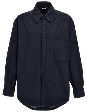 Thom Browne Overshirt 'Snap Front' - Blu