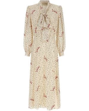 Valentino Garavani 'bollicine Plusdepois' Dress - Natural