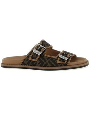 Fendi ' Feel' Sandals - Brown