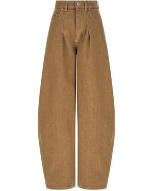 Jacquemus 'le De-nîmes Ovalo' Jeans - Natural